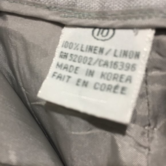 LIZ CLAIBORNE LINEN PANTS SIZE 10 - Picture 8 of 8
